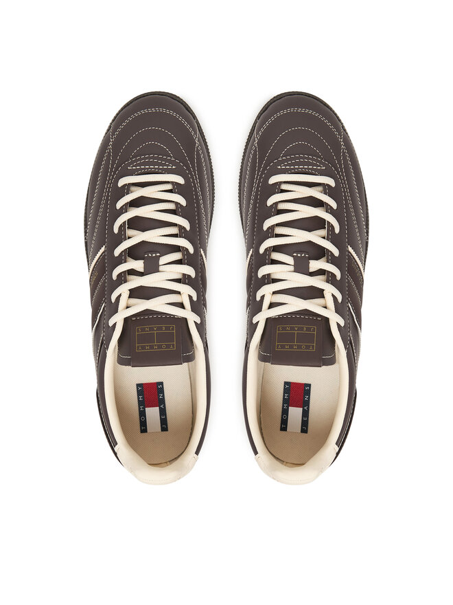 Tommy Jeans Sneakers Tommy Jeans The Greenwich Edge Stitching EM0EM01708 Braun