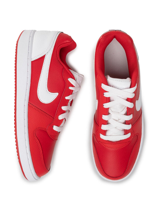 Nike ebernon low blanco con rojo store