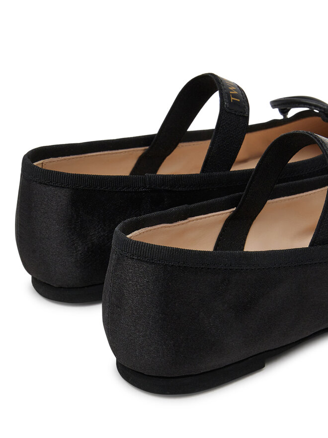 TWINSET Balerini TWINSET 251GCJ022 M Negru