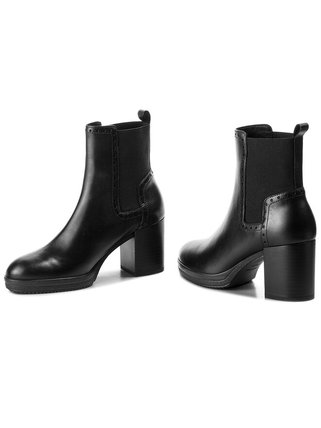 Bottines Geox D Remigia F D84AFF 00043 C9999 Noir chaussures