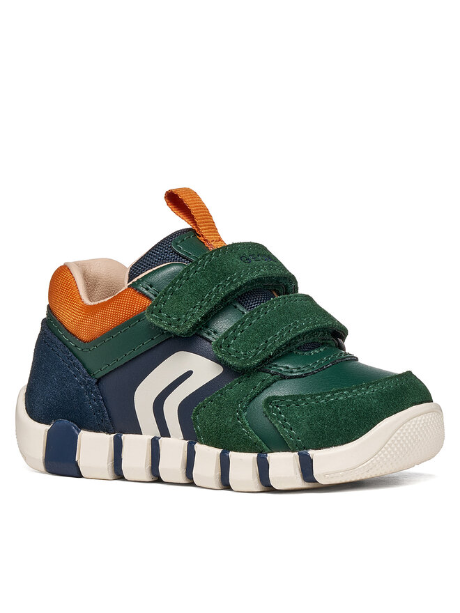 Geox Sneakers Geox B Iupidoo Boy B3555D 05422 C3P2T Grün