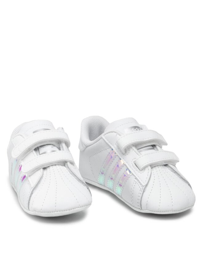 adidas Sneakersy adidas Superstar Crib BD8000 Biela