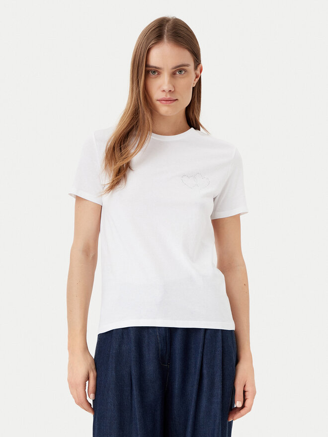 ONLY ONLY Marškinėliai Ariana 15343771 Balta Regular Fit