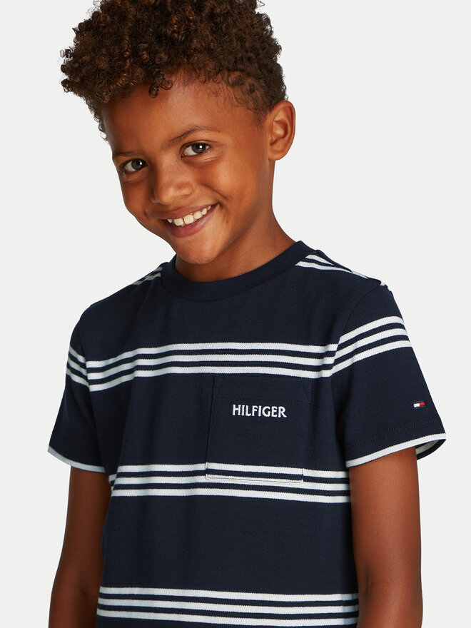 Tommy Hilfiger Tommy Hilfiger Majica KB0KB09534 Mornarsko modra Regular Fit