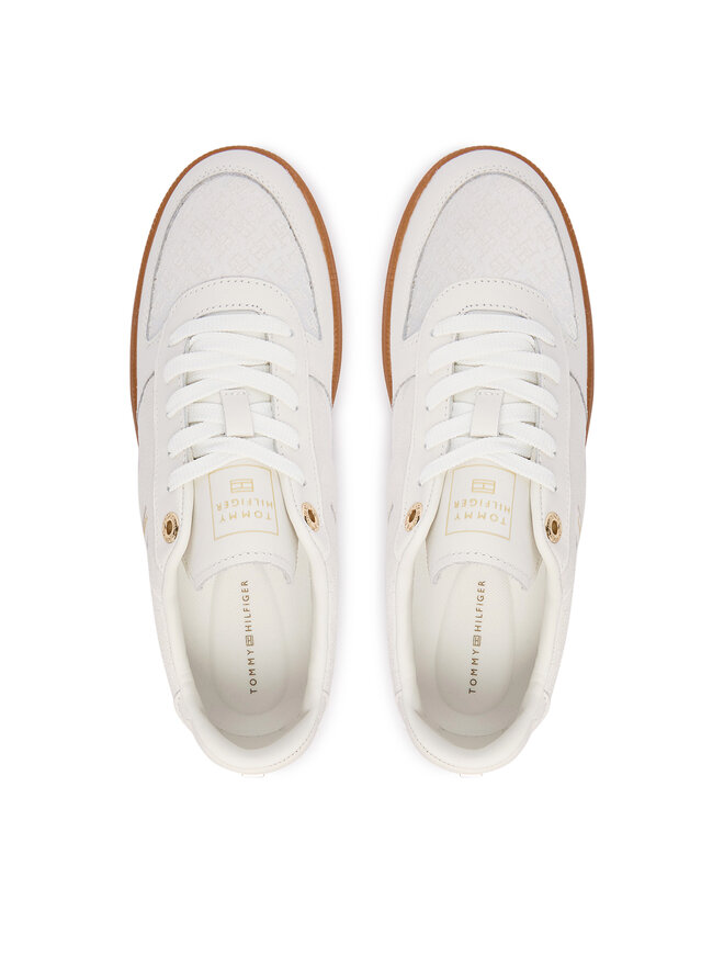Tommy Hilfiger Sneakers Tommy Hilfiger Th Tribeca Sneaker Monogram FW0FW09691 Weiß