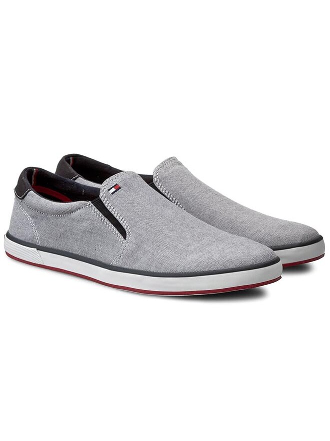 Tommy Hilfiger Sneakers aus Stoff Tommy Hilfiger Harlow 2E FM56820908 Grau