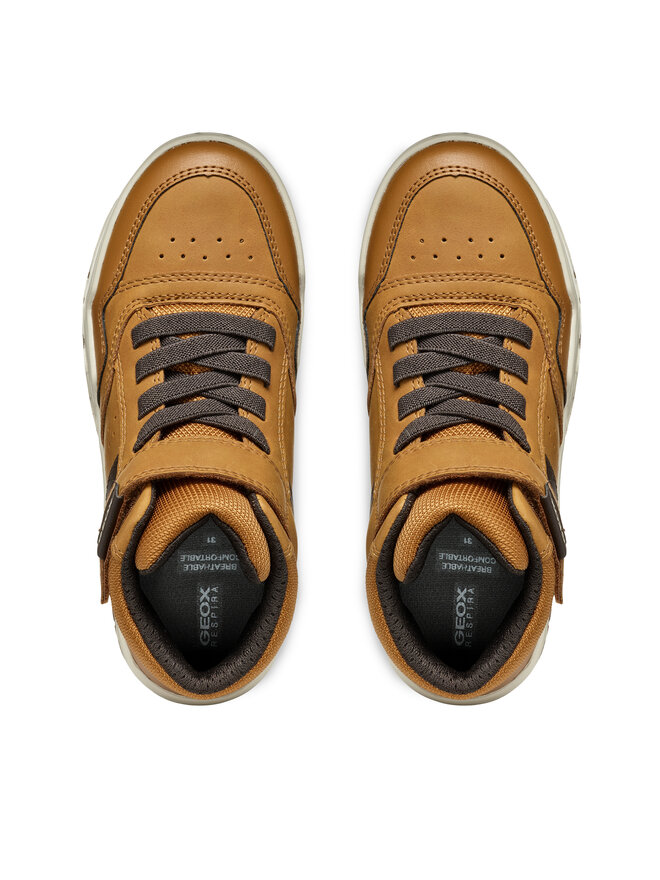 Geox Sneakersy Geox J Perth Boy J367RF 0MEFU C2286 S Hnědá