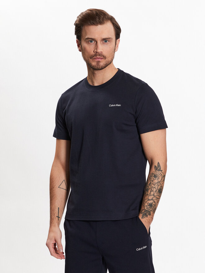 Calvin Klein Calvin Klein T-Shirt Micro Logo K10K109894 Dunkelblau Regular Fit