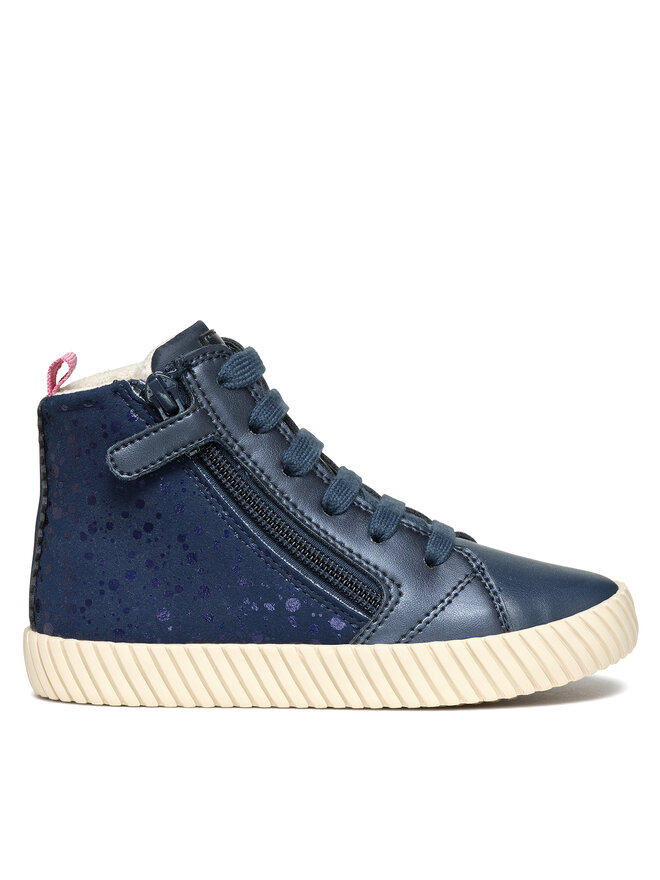 Geox Sneakersy Geox J Mirroless Girl J46MNA 0AUAJ C4002 D Tmavomodrá