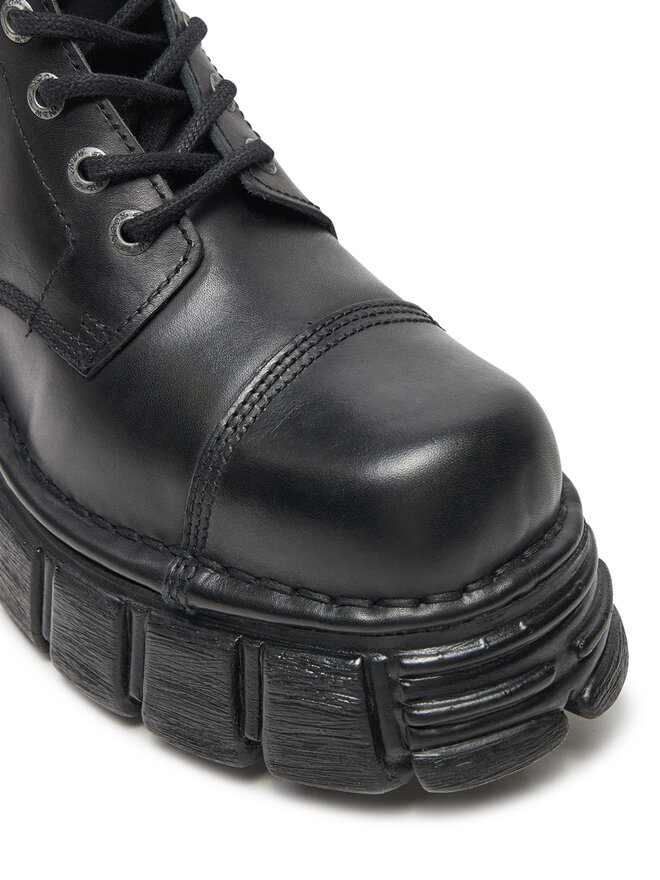 Schnürstiefel NEW ROCK M-MILI211-C14 Schwarz | eschuhe.de
