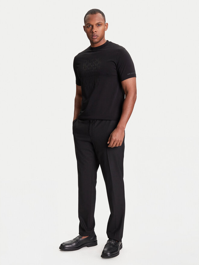 KARL LAGERFELD KARL LAGERFELD Camiseta 755037 553235 Negro Regular Fit