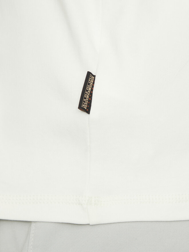 Napapijri Napapijri Camiseta S-Vanni NP0A4IEA Blanco Regular Fit