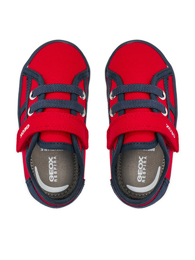 Geox Jungen Sneaker Gisli Boy - Mid-Cut Mit Klettverschluss