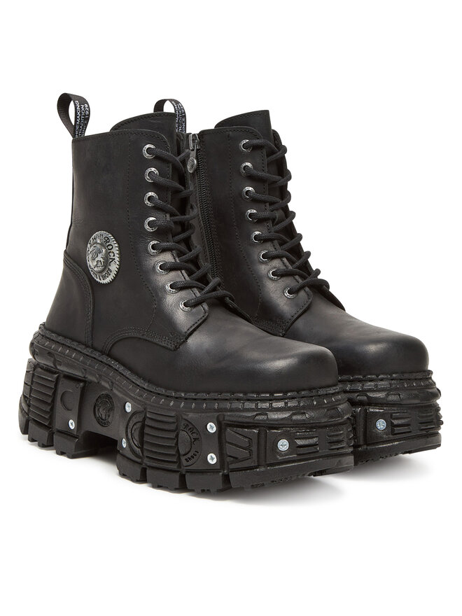 NEW ROCK Stiefeletten NEW ROCK M-OVERZTANK001-C1 Schwarz