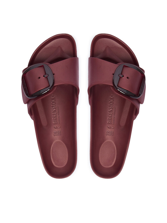 Birkenstock Шльопанці Birkenstock Madrid Big Buckle 1033116 Бордовий
