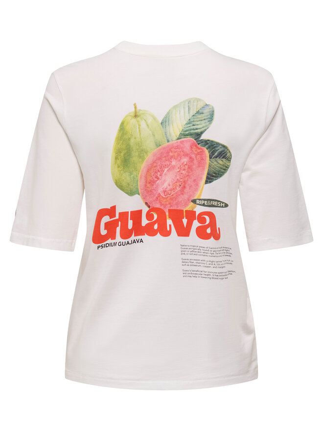 ONLY ONLY Camiseta Phoebe 15351369 Blanco Regular Fit