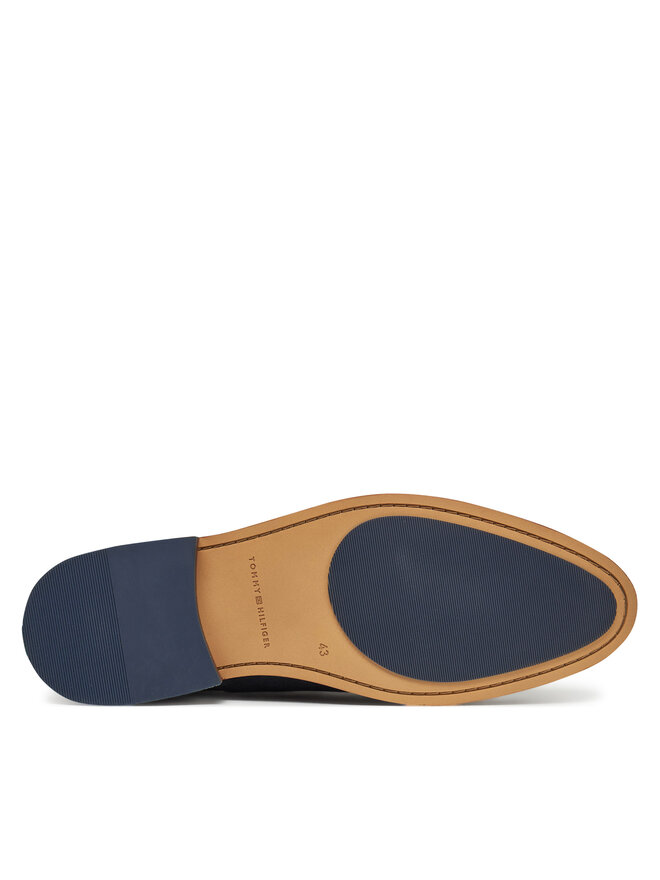Tommy Hilfiger Félcipő Tommy Hilfiger Hilfiger Thunit Suede Shoe FM0FM05377 Sötétkék