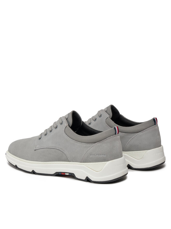 Tommy Hilfiger Sneakers Tommy Hilfiger Casual Hilfiger Hybrid Suede FM0FM04996 Argento