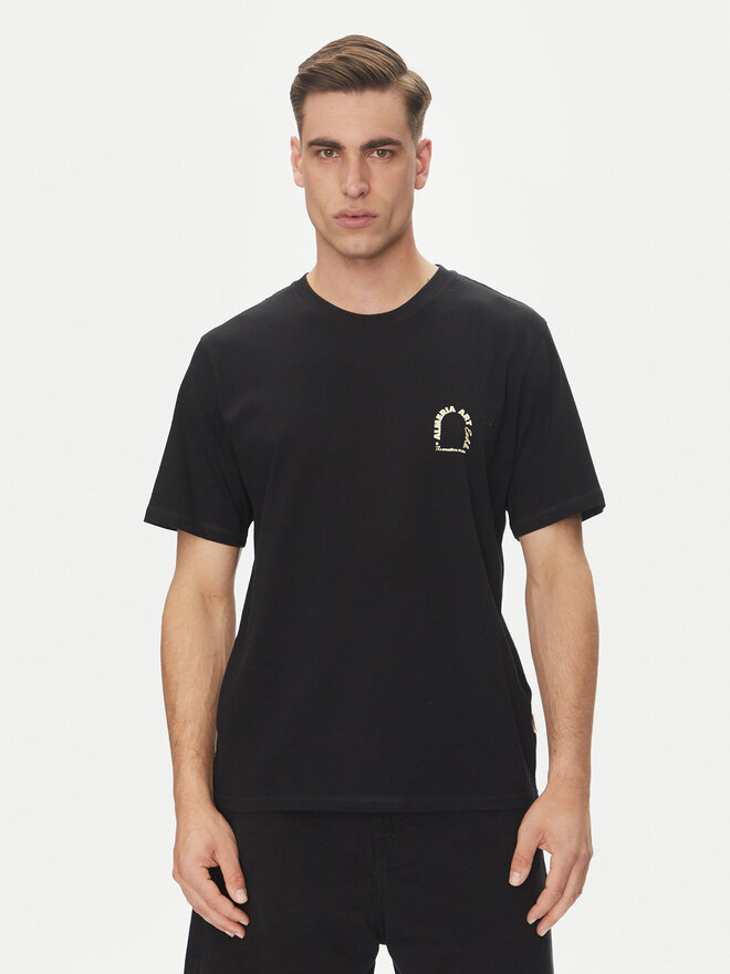 Jack&Jones Jack&Jones Marškinėliai Almeria 12276785 Juoda Relaxed Fit
