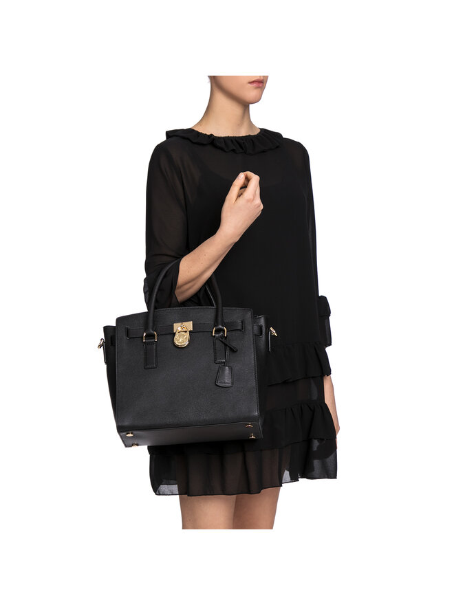 Michael Kors Handtasche Michael Kors Hamilton 30S7GHMS7L Schwarz