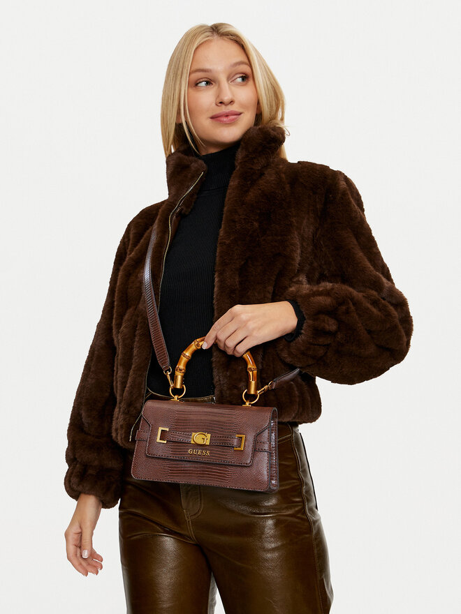 Guess Ročna torba Guess HWKB95 06200 Rjava