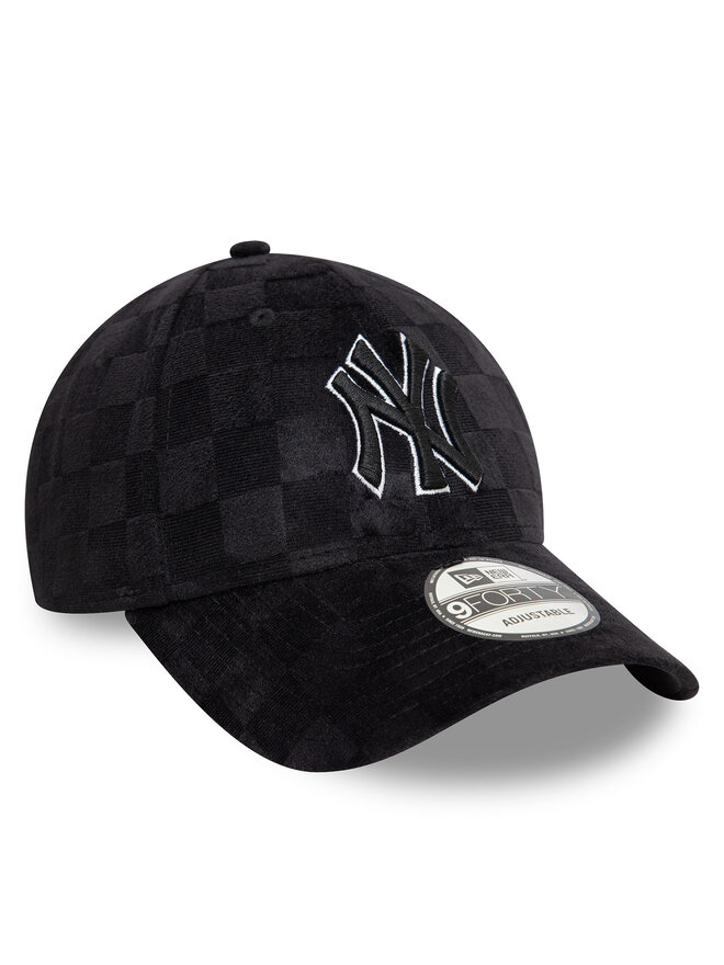 New Era Czapka z daszkiem New Era New York Yankees Tonal Check 9Forty 60595442 Czarny