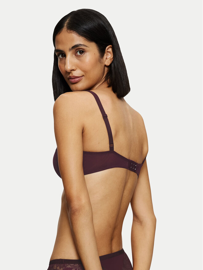 Triumph Triumph Grudnjak sa žicom Amourette Charm 10214460 Tamnocrvena