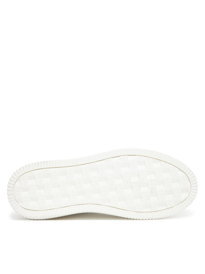 Calvin Klein Jeans Sportcipők Calvin Klein Jeans Chunky Cupsole Lth Silver YW0YW01876 Fehér