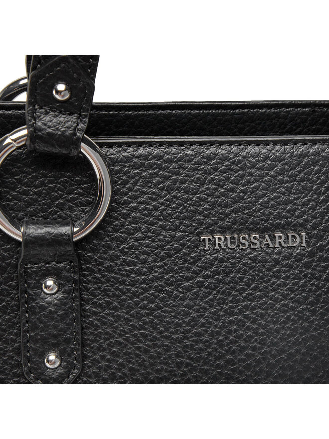 Trussardi Дамска чанта Trussardi New Lisbona Shopper 75B01424 Черен