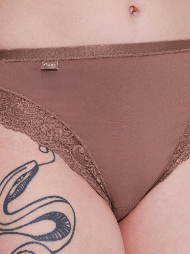 Sloggi Sloggi Klassischer Damenslip Romance 10031895 Braun