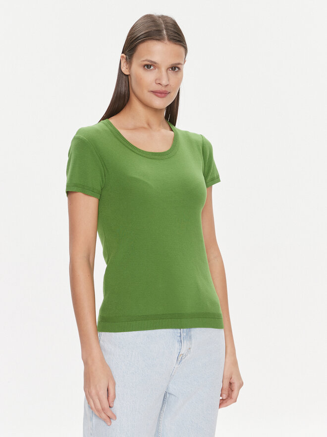 United Colors Of Benetton United Colors Of Benetton Marškinėliai 1091D1M10 Žalia Regular Fit