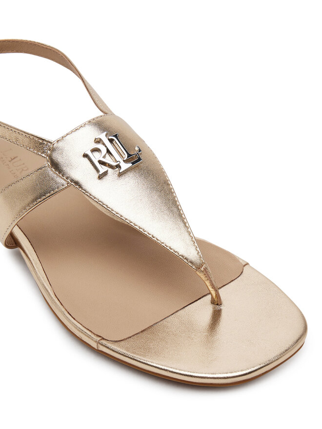 LAUREN RALPH LAUREN Sandały LAUREN RALPH LAUREN Everley 802970532001 Złoty