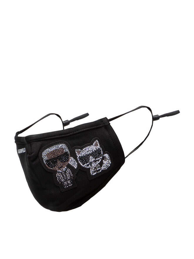 KARL LAGERFELD Medžiaginė kaukė KARL LAGERFELD 210W3917 Juoda