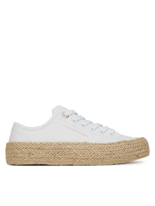 Tommy Hilfiger Espadryle Tommy Hilfiger T3A9-33732-0890100 Biały