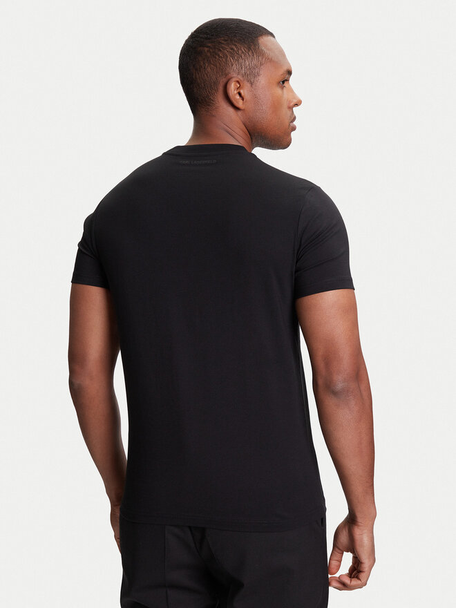 KARL LAGERFELD KARL LAGERFELD T-Shirt 755071 553250 Schwarz Regular Fit