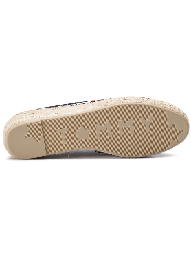 Tommy Hilfiger Espadrilles Tommy Hilfiger Tommy Mesh Sporty Espadrille FW0FW03792 Weiß