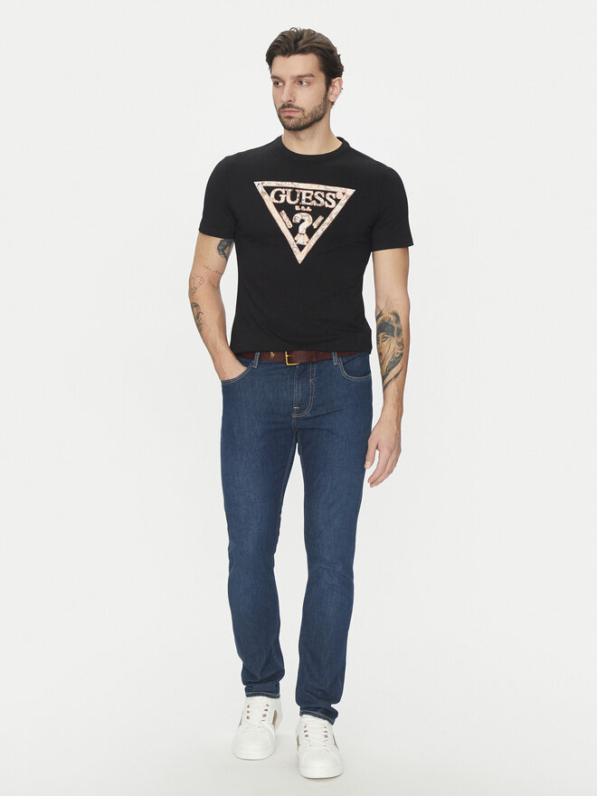 Guess Guess Camiseta M5GI06I3Z14 Negro Regular Fit
