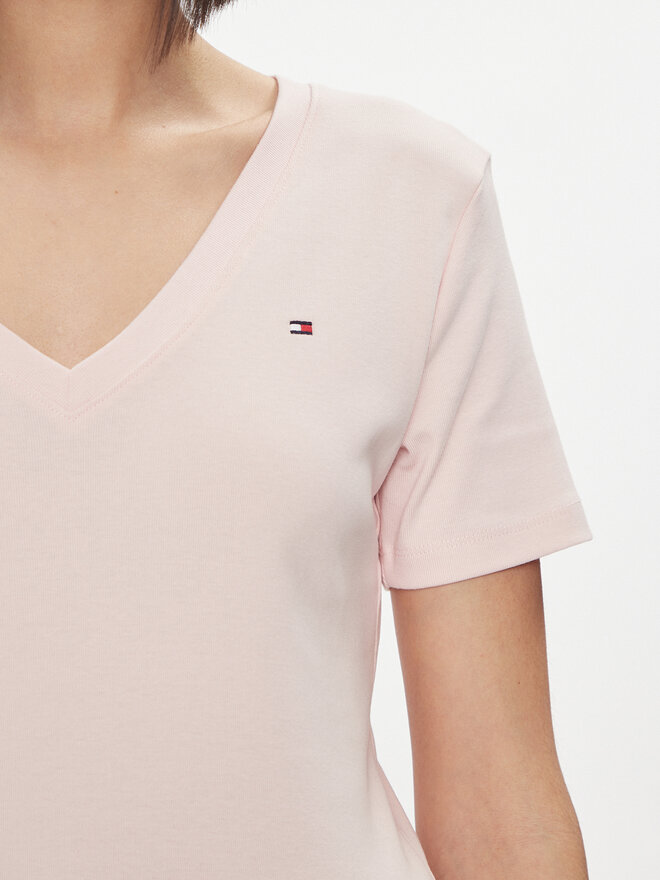 Tommy Hilfiger Tommy Hilfiger Футболка New Cody WW0WW40584 Рожевий Slim Fit