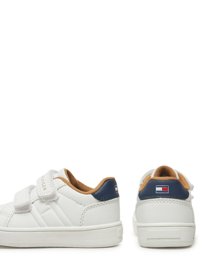 Tommy Hilfiger Sneakers Tommy Hilfiger Low Cut Velcro Sneaker T1X9-33835-1355 M Bianco