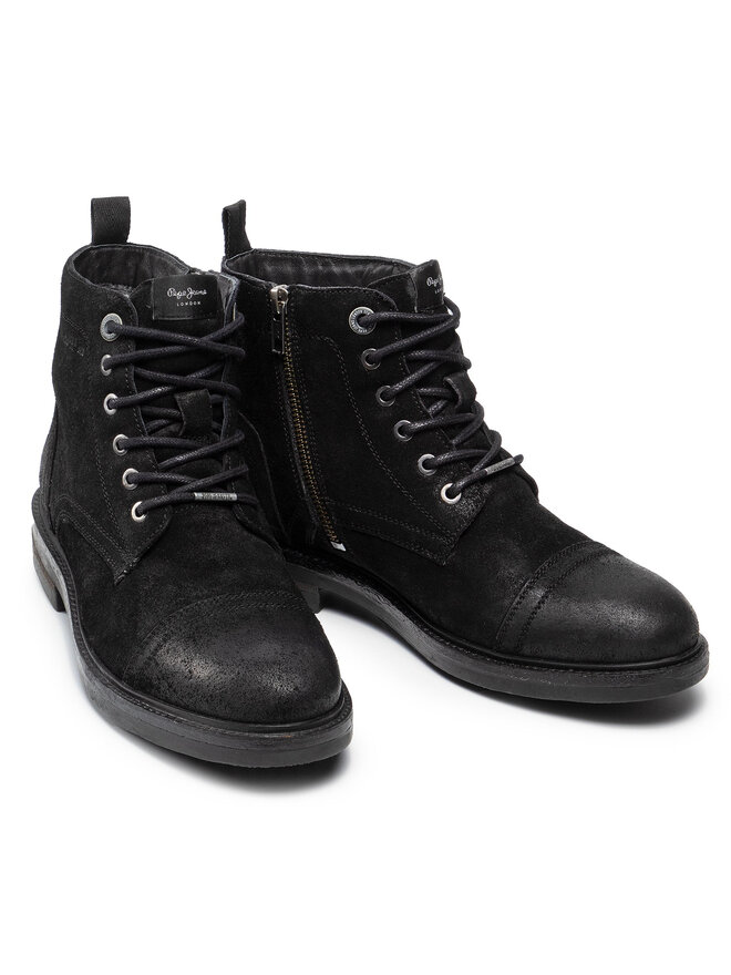 Botas altas Pepe Jeans Hubert Suede PMS50161 Negro zapatos.es