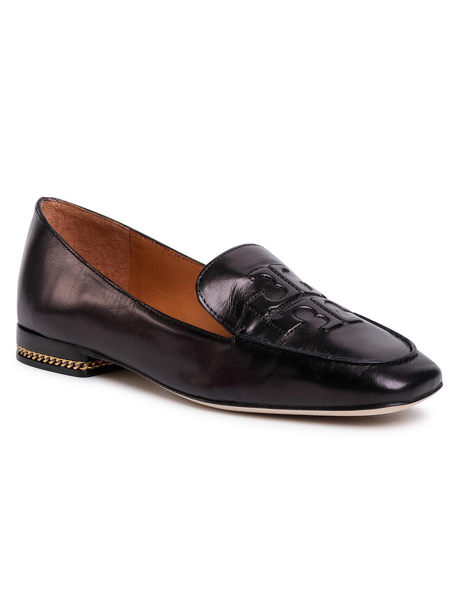 Tory Burch Лоуфъри Tory Burch Ruby 15Mm Loafer-Goat Leather 74084 Черен