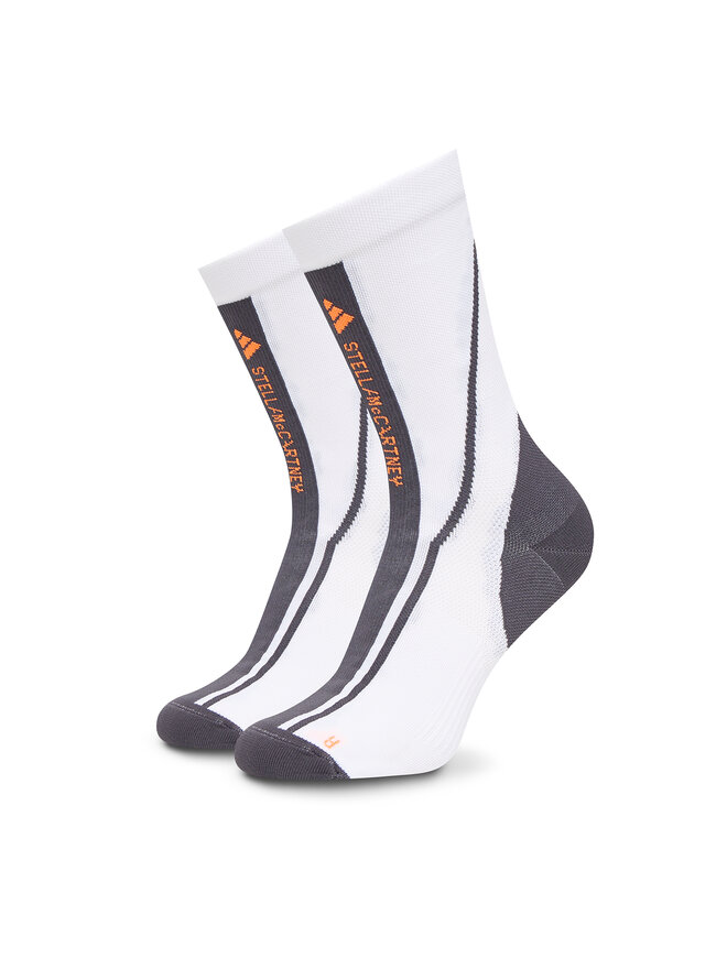 adidas by Stella McCartney Calcetines altos para mujer adidas by Stella McCartney IW1610 Blanco