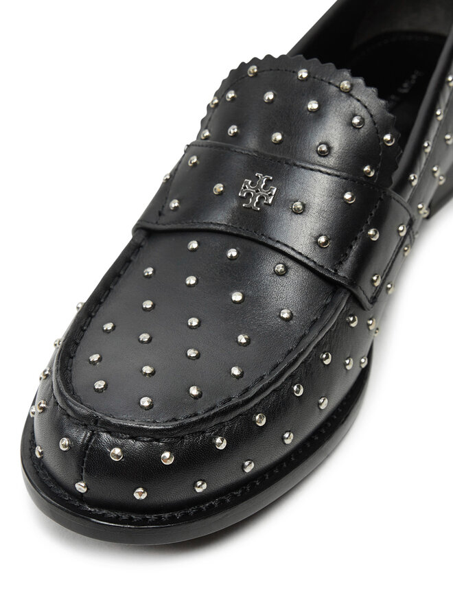 Tory Burch Мокасини Tory Burch Studded Classic Loafer 159881 Чорний