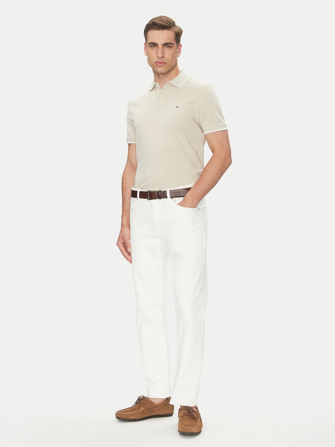 Tommy Hilfiger Tommy Hilfiger Pólóing MW0MW33140 Bézs Regular Fit
