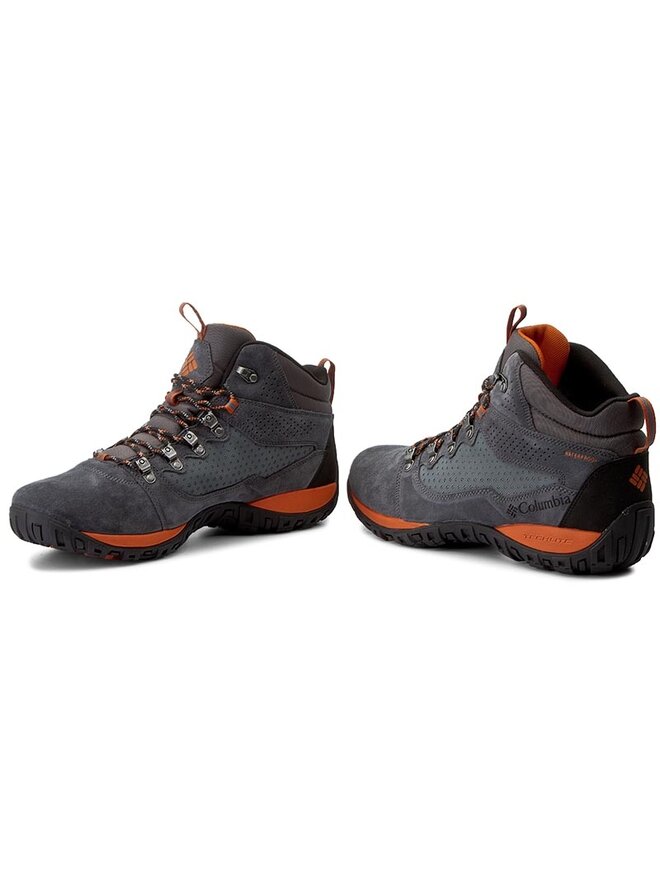 Trekkingschuhe Columbia Peakfreak Venture Mid Suede WP BM2815 Grau eschuhe
