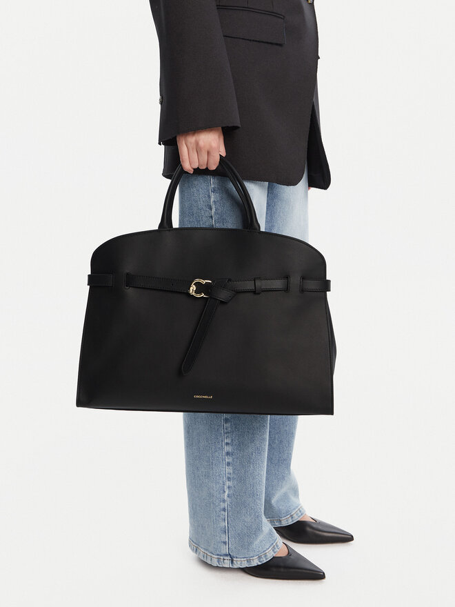 Coccinelle Handtasche Coccinelle TLA Coccinellesabine E1 TLA 18 01 01 Schwarz