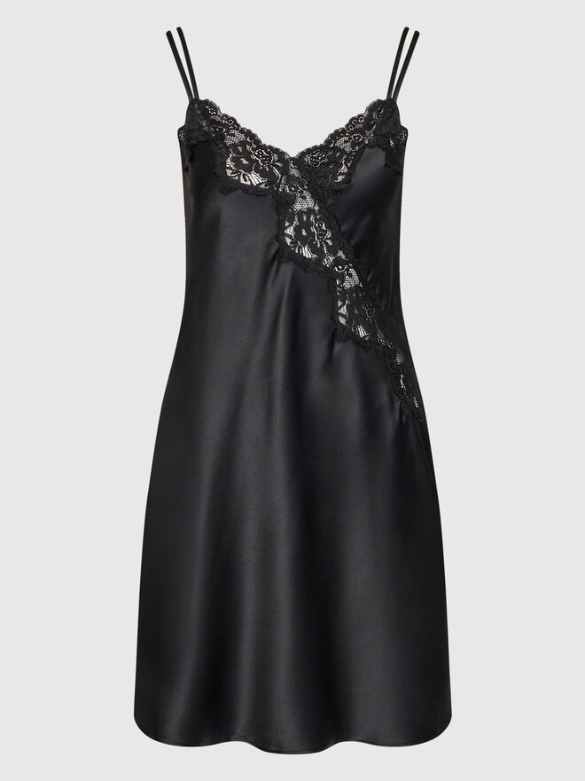 LAUREN RALPH LAUREN Lauren Ralph Lauren Нічна сорочка ILN31684 Чорний Regular Fit