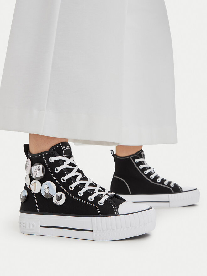 KARL LAGERFELD Sneakers aus Stoff KARL LAGERFELD KL60459 Schwarz