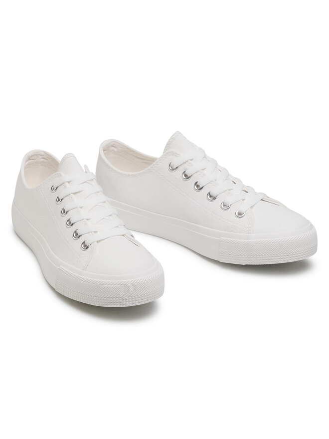 Jenny Fairy Sneakers aus Stoff Jenny Fairy WSK1334-09 Weiß