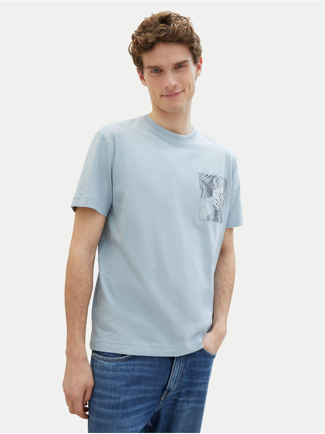 Tom Tailor Tom Tailor Camiseta 1040945 Celeste Regular Fit